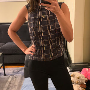 Theory Theyskens Silk Sleeveless Shell (P)